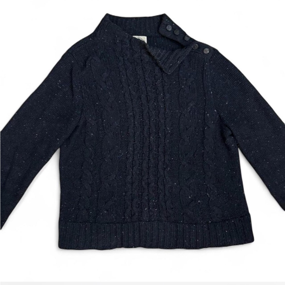 St. John’s Bay vintage navy cable knit sweater